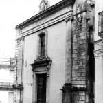 Vecchia fotografia della facciata della Chiesa di S.Antonio Melilli