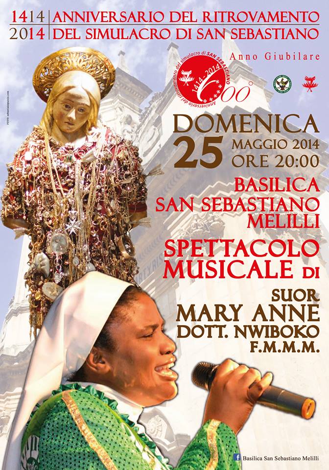 spettacolo musicale 25 maggio san sebastiano