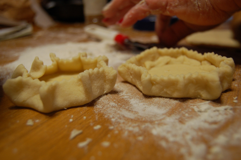 Il cestino di pasta per la cassatella alla ricotta